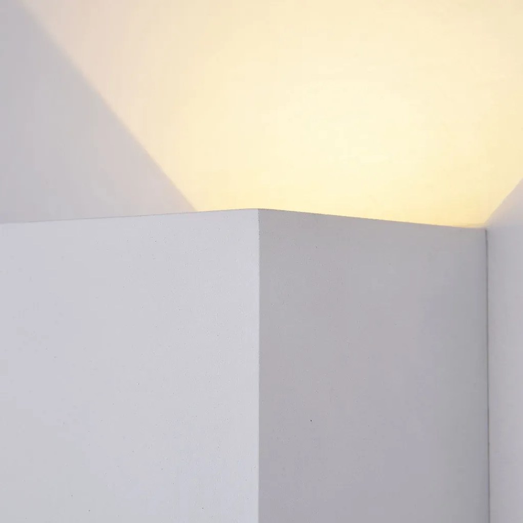 MAYTONI O572WL-L6W FULTON Modern Kültéri Fali Lámpa Fehér LED IP54