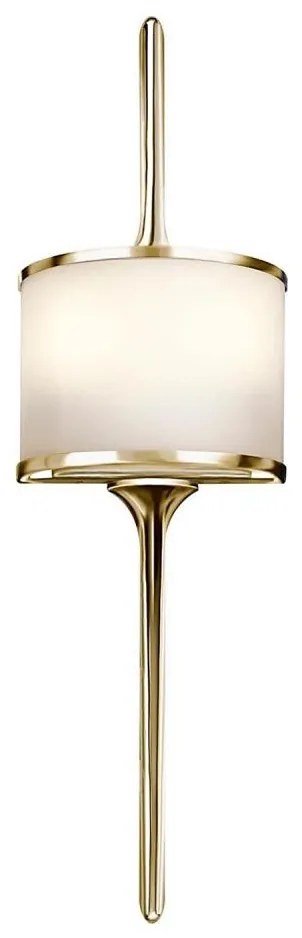 Kichler KL-MONA-S-PB - LED Fürdőszobai lámpa MONA 2xG9/3W/230V IP44 arany