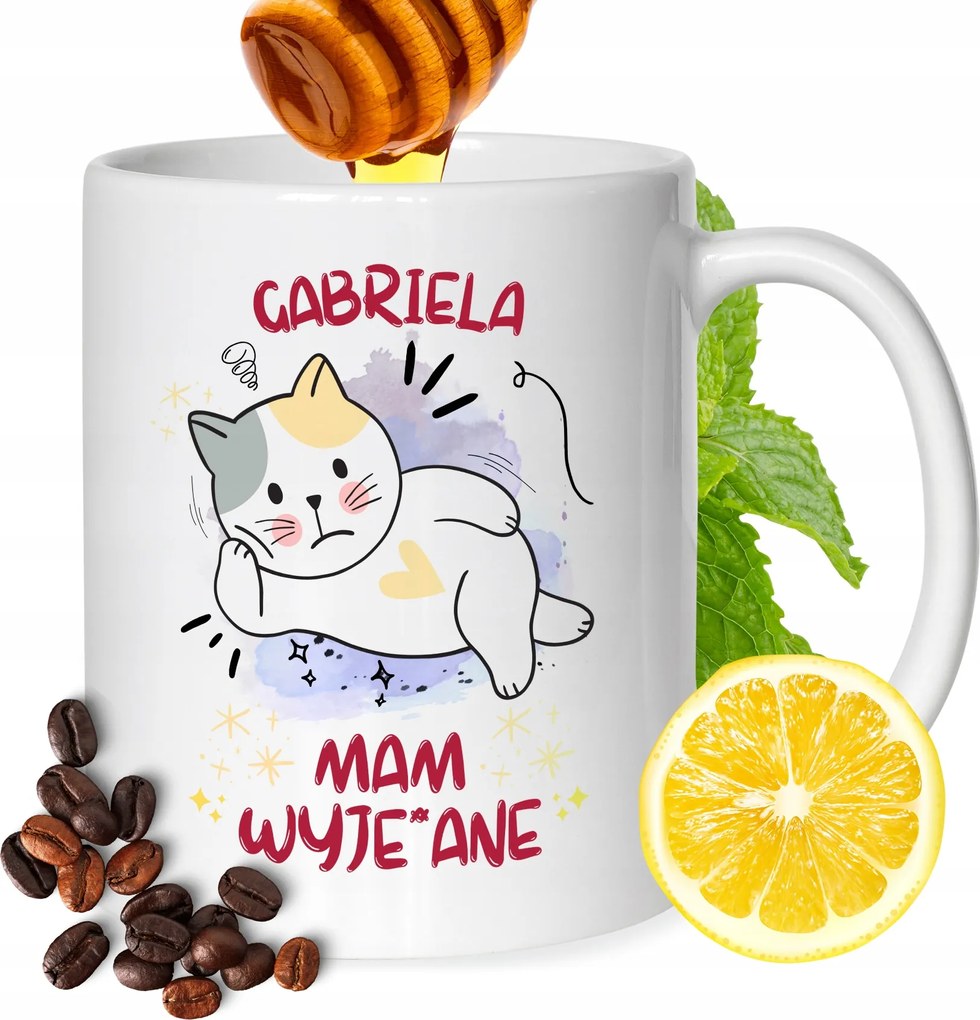 Bögre Gabriella Barátnőknek Ajándék Nyomtatott Fehér 330ml