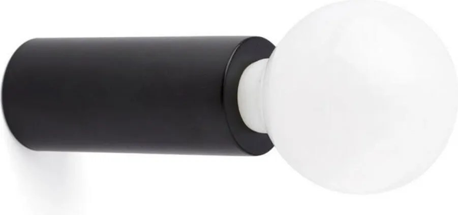 Faro Ten 140 fekete fali/mennyezeti lámpa, alumínium, E27, modern dizájn