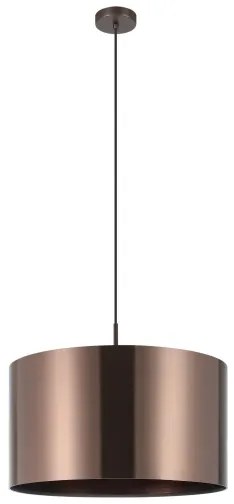 Eglo 39356 - Csillár zsinóron SAGANTO 1 1xE27/60W/230V réz