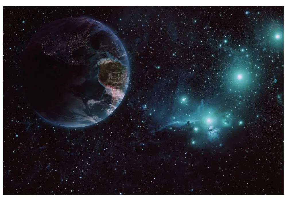 Tapéta az univerzum és a földgömb