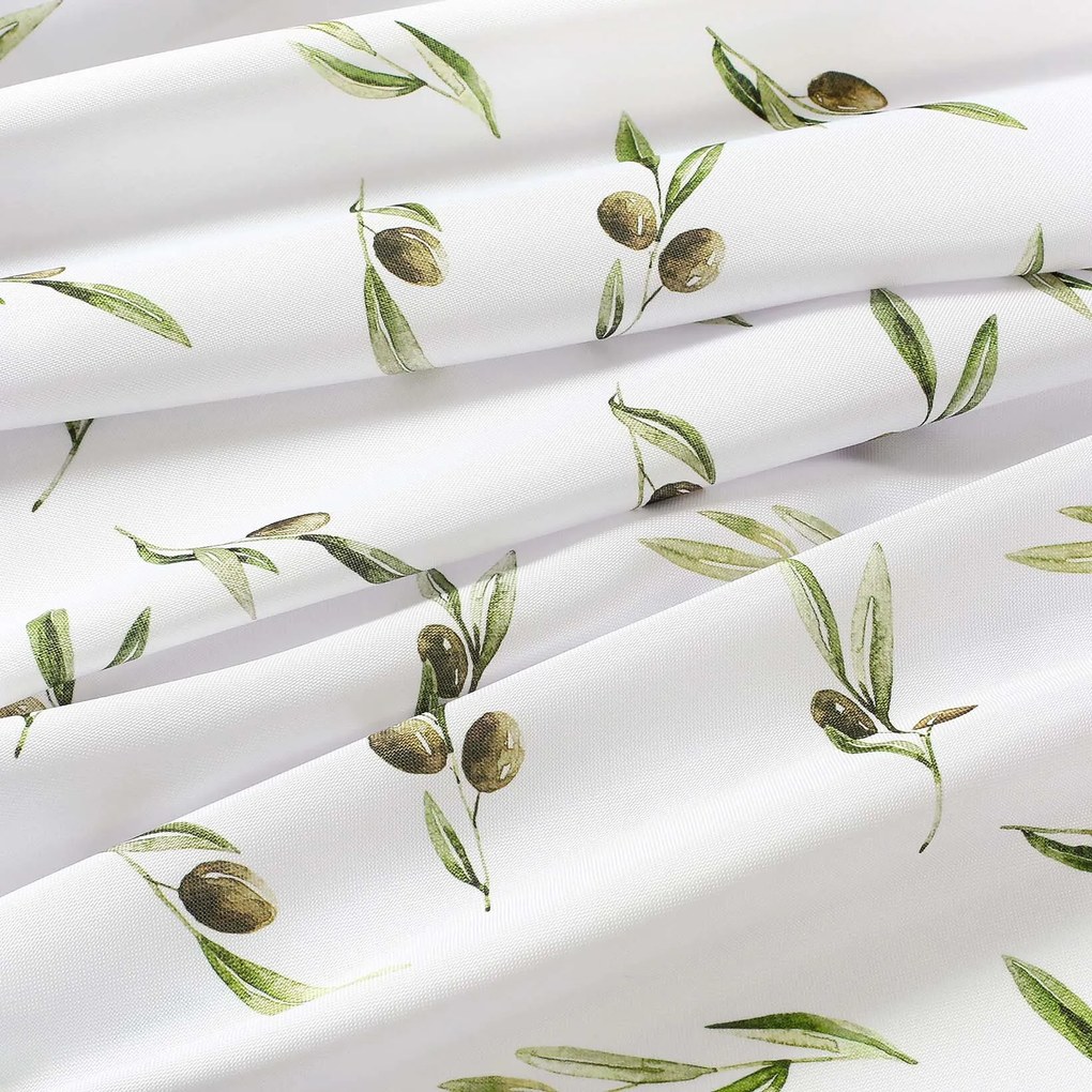 Goldea dekoratív drapéria - olivák 220x150 cm