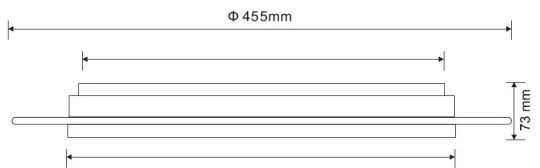 Globo 41310-30 - OPTIMA LED 30W 230V dimmelhető mennyezeti lámpa + DO