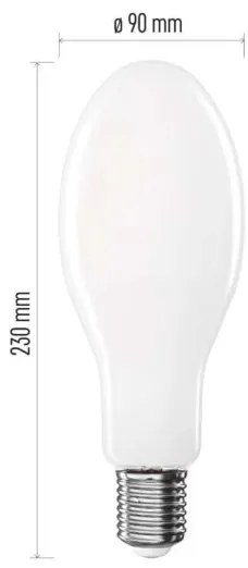 LED Izzó FILAMENT ED90 E40/36W/230V 4000K 6000 lm