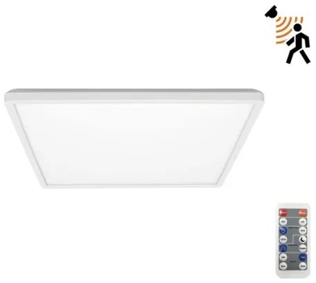 LED fürdőszobai lámpa szenzorral NIVERA LED/12W/230V IP54 22,5x22,5 cm fehér + D