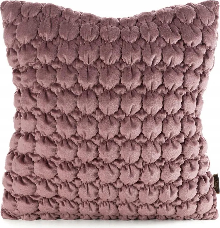 Jancsi párnahuzat VELVET/193 45x45 cm púderszínű dekoratív boho