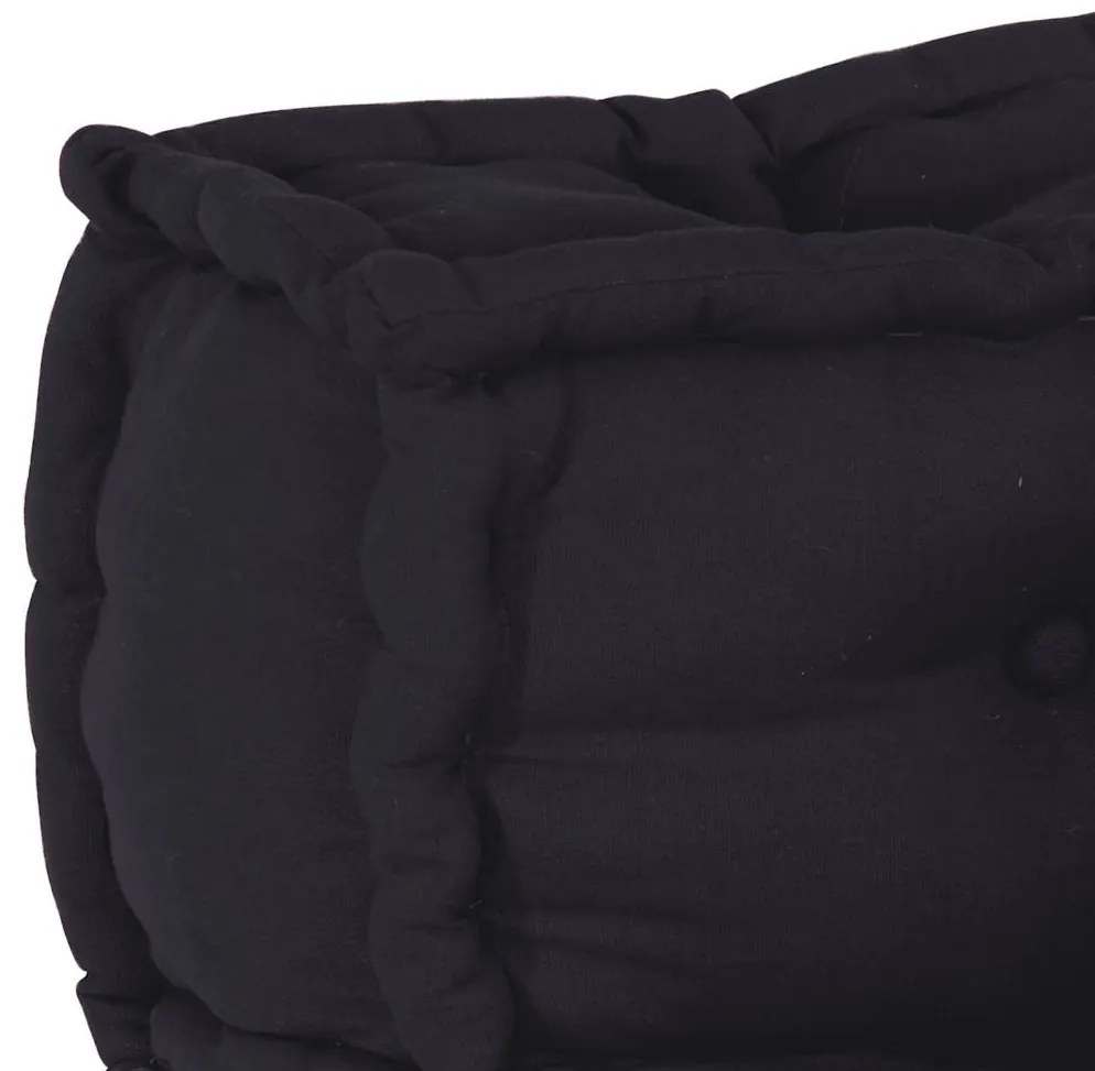 antracit szövet moduláris puff 70x70x54