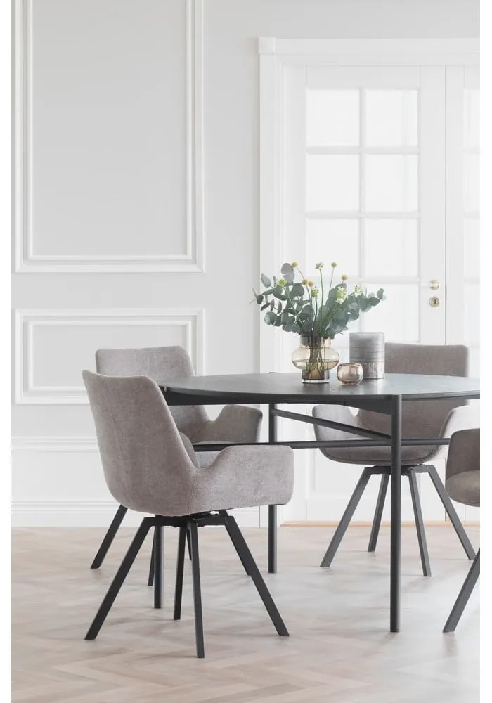 Bézs kárpitozott étkezőfotel szett 2 db-os Norwell – Rowico