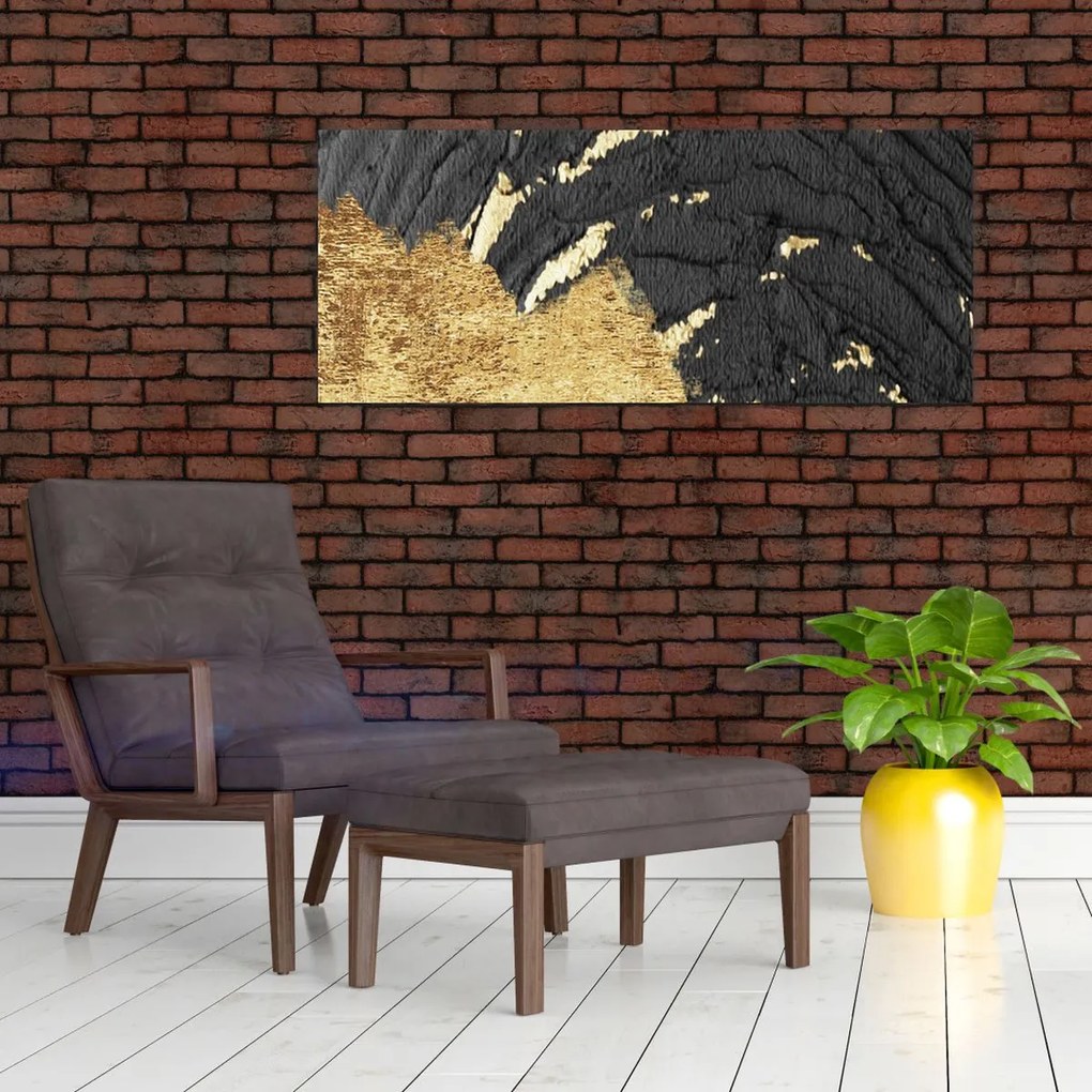 Kép - Arany szerkezet N⁰1 (120x50 cm)