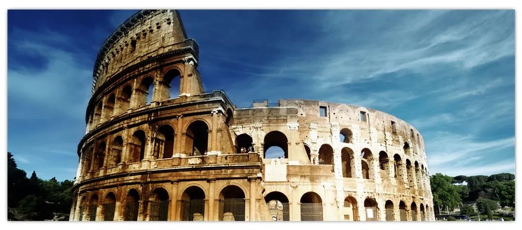 Kép - Colosseum Rómában, Olaszországban (120x50 cm)