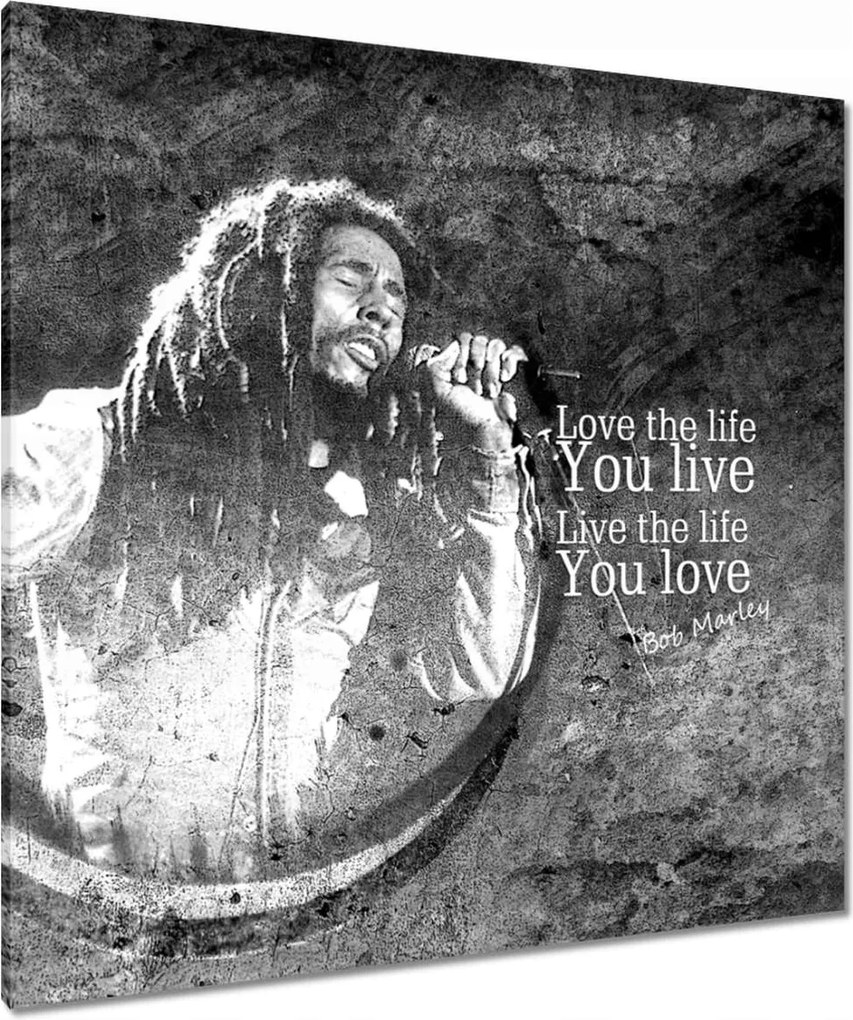 Vászonkép 90x90 Bob Marley koncert