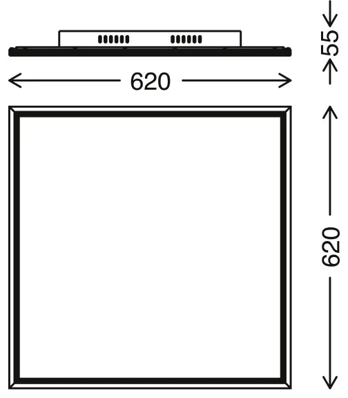 Telefunken 3010-06TF - LED Dimmelhető panel LED/36W/230V + távirányító