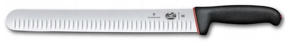 Victorinox - DUAL GRIP 30 cm szeletelő konyhakés, fekete