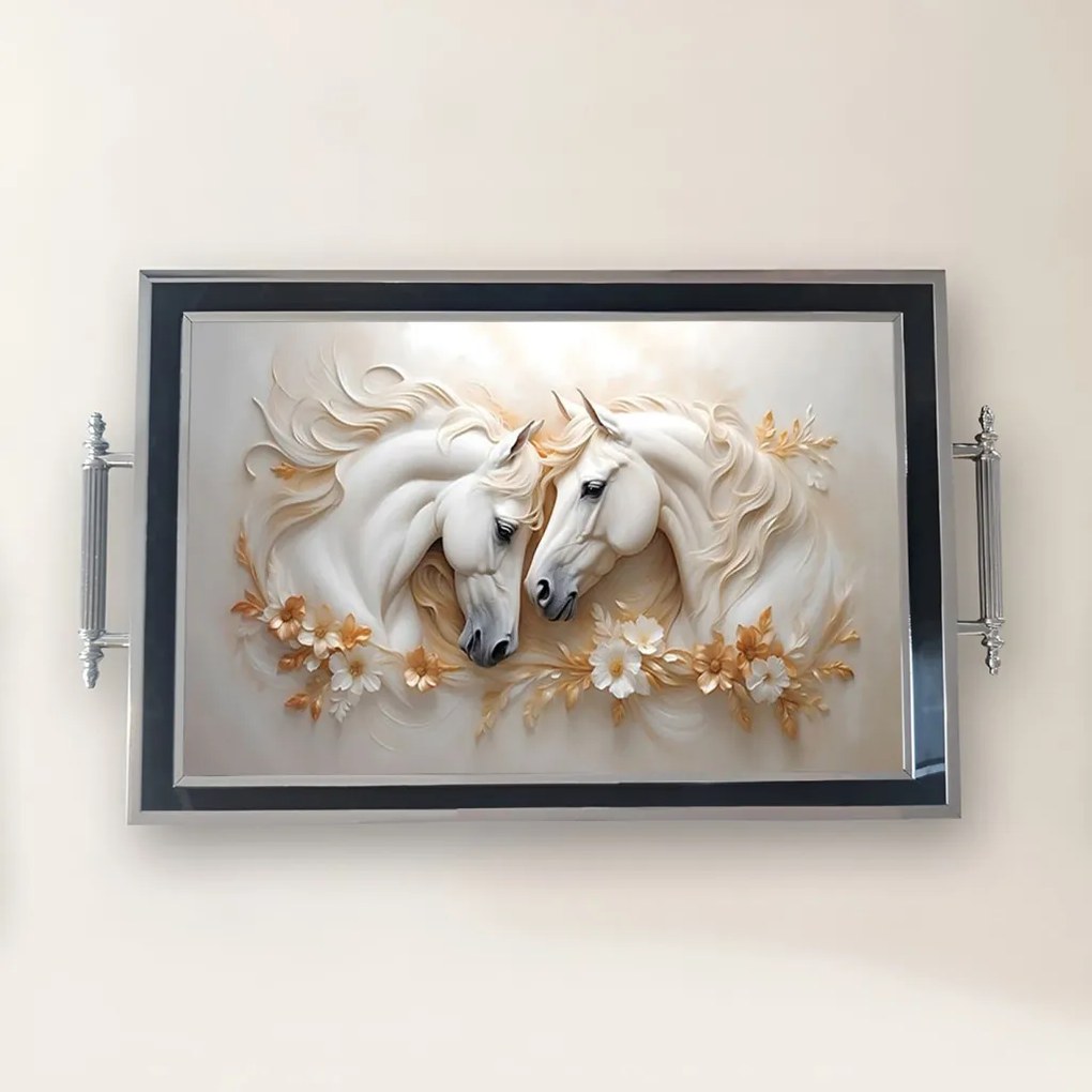 Üveg tálca, 38×24 cm – TPG9804