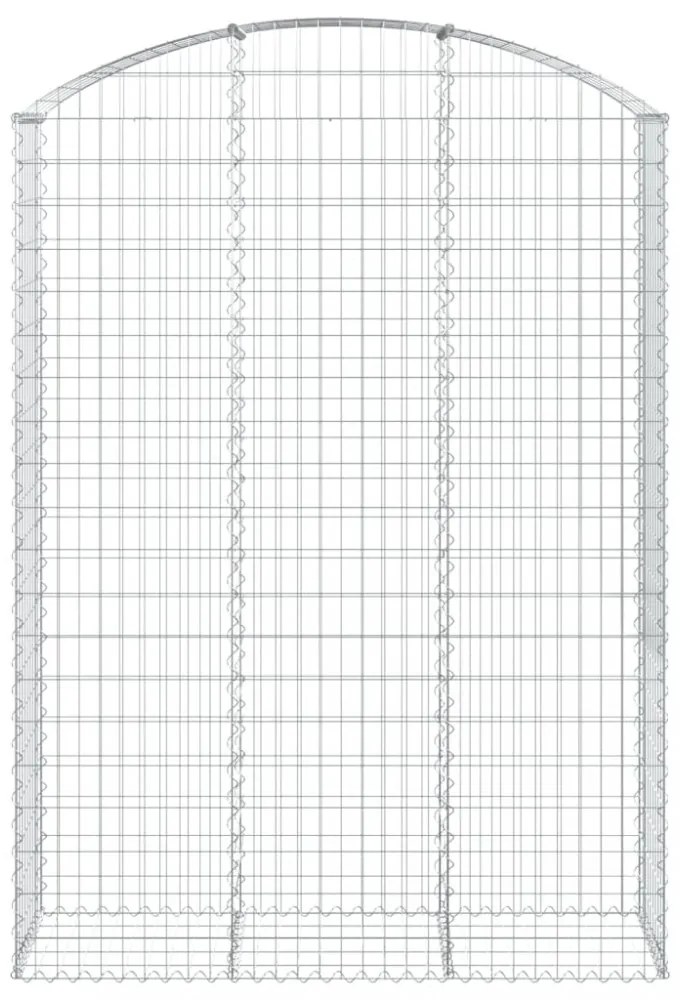 íves horganyzott vas gabion kosár 150x50x200/220 cm
