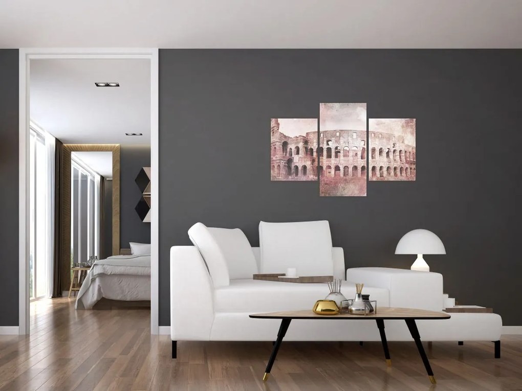 Kép - Vintage képeslap a városról N⁰2 (90x60 cm)
