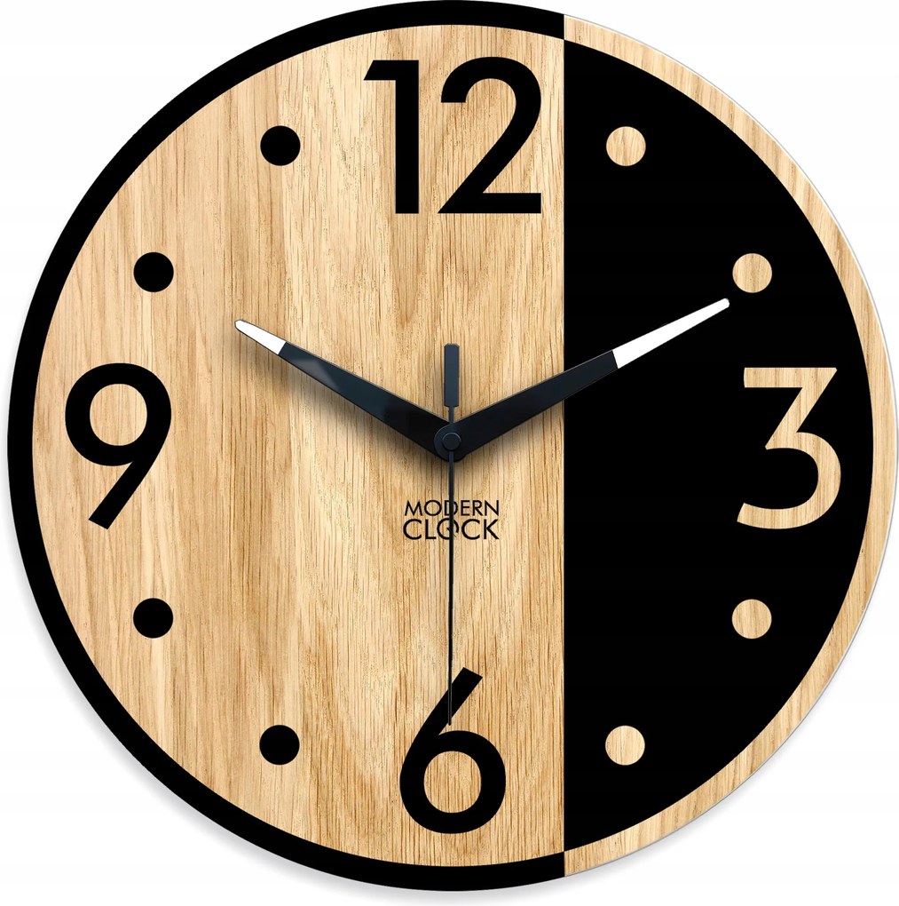 Arnold tölgyfa falióra 33 cm csendes, nappali falióra Csendes