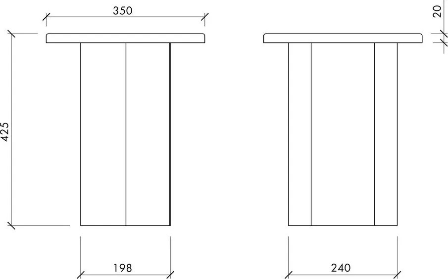 Fém kerek tárolóasztal ø 35 cm Sato – noo.ma