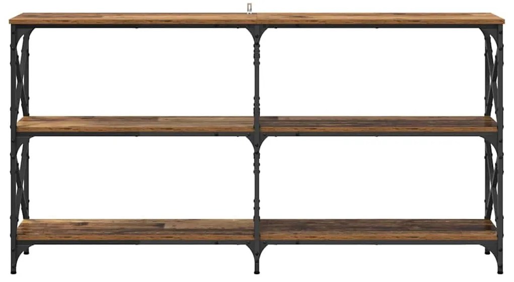 Konzolasztal Régi fa 156 x 28 x 80,5 cm Faanyag