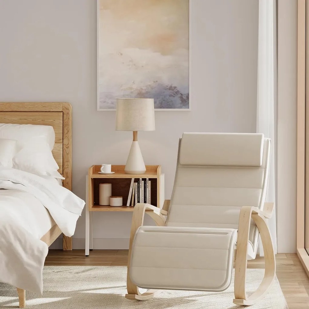 SWING hintaszék, teherbírás 150kg, 67x115x91cm, bézs Jurhan