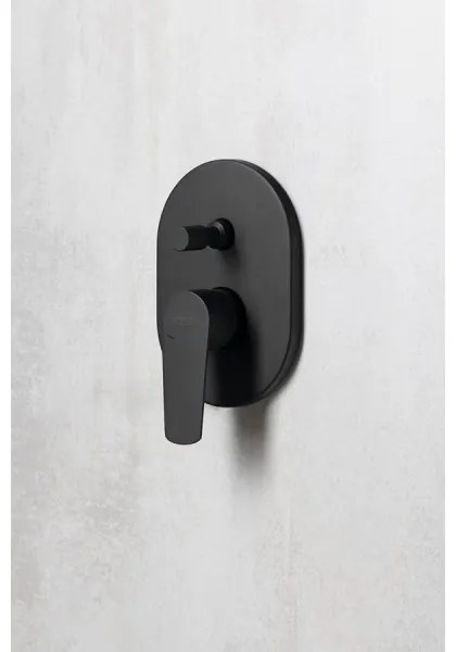 Aqualine - Zuhanycsap rejtett beépítéshez LOTTA matt fekete