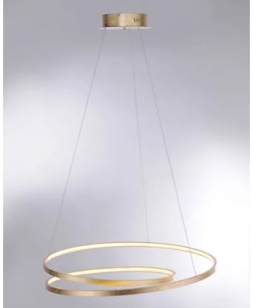 Paul Neuhaus 2474-12 - LED Dimmelhető csillár zsinóron ROMAN LED/40W/230V arany