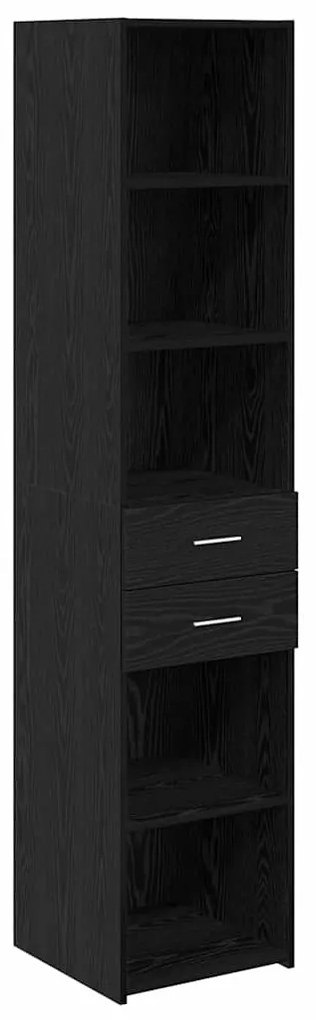 Magasfiú fiókkal Fekete tölgy 40 x 42,5 x 185 cm Faanyag