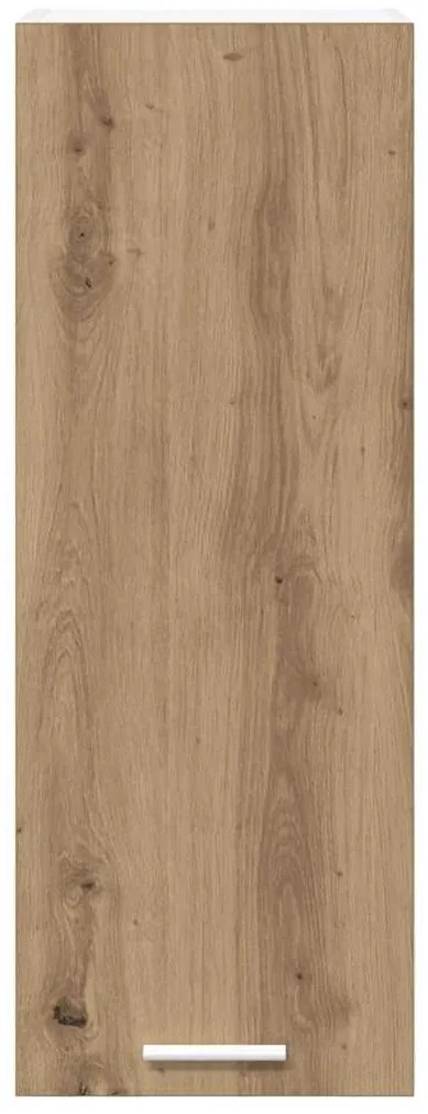 Függő szekrény Riga Artisan tölgy és fehér 30 x 31 x 80 cm