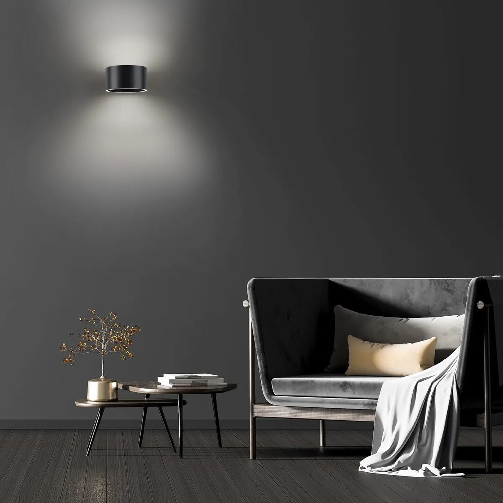 Paul Neuhaus modern fali lámpa pure clipse szürke pln8561-15