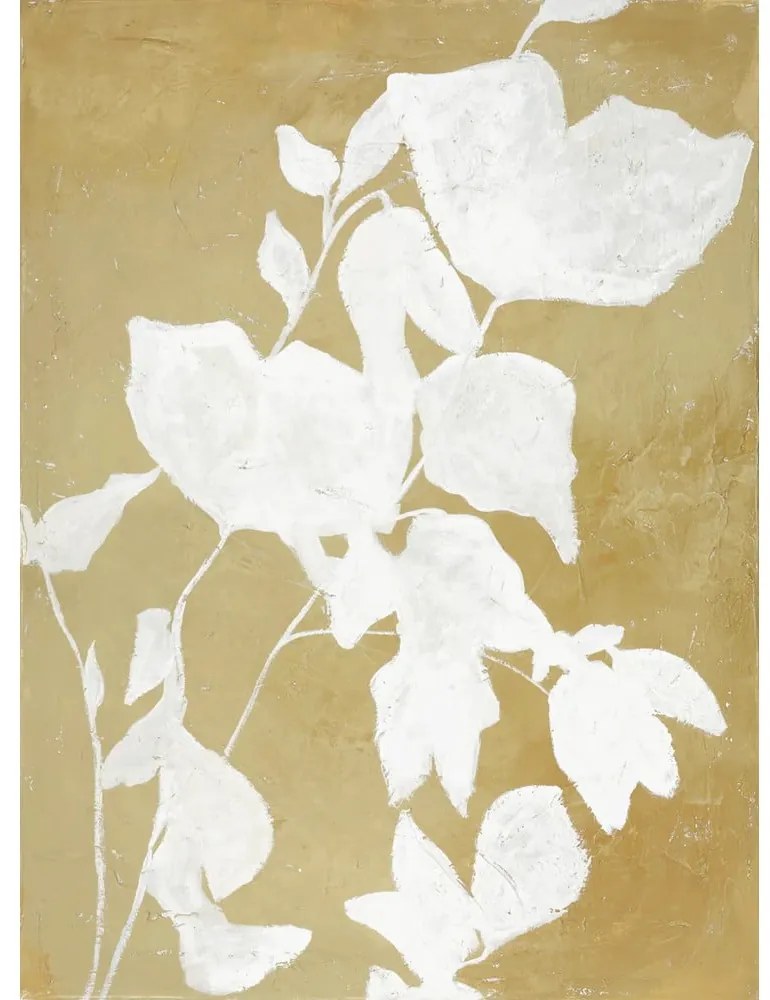 Kézzel festett kép 90x120 cm Yellow - Malerifabrikken