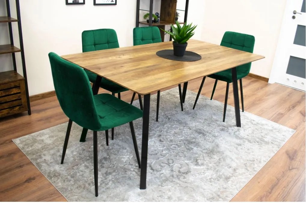 Bársony étkezőszék Smaragd Luxury