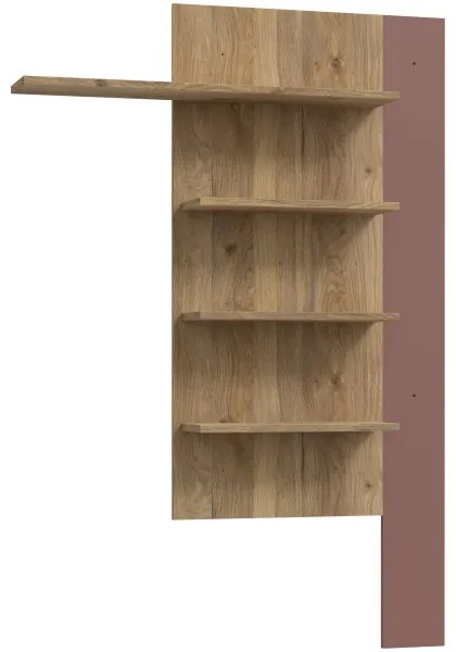 INAR fali polc, tölgy/barna