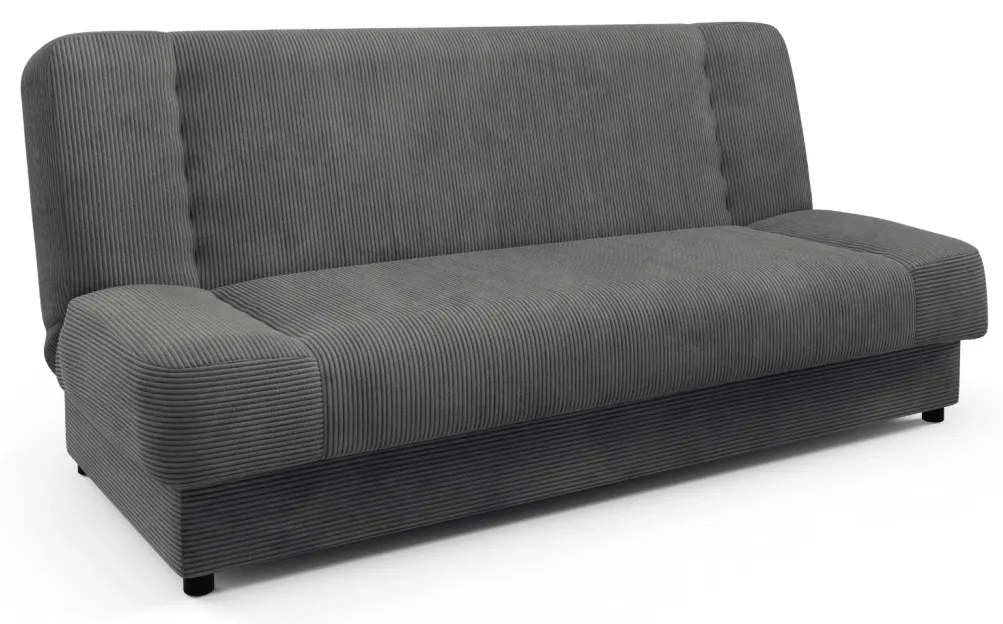 Sofa PIANO Sztruksowa Ciemnoszara
