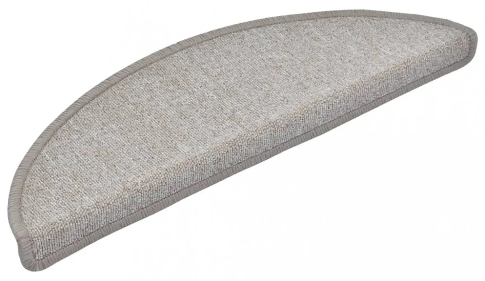 15 darab szürkésbarna lépcsőszőnyeg 56 x 17 x 3 cm