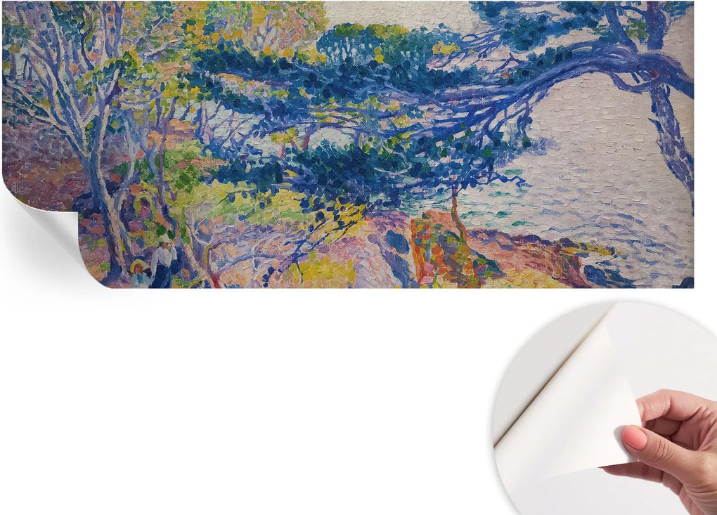 Gyönyörű öntapadós fali tapéta Impresszionista tájkép 250x104 cm