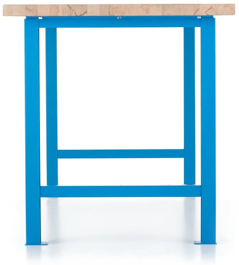 Műhelyasztal Basic, 120 x 80 cm, kék - ral 5012