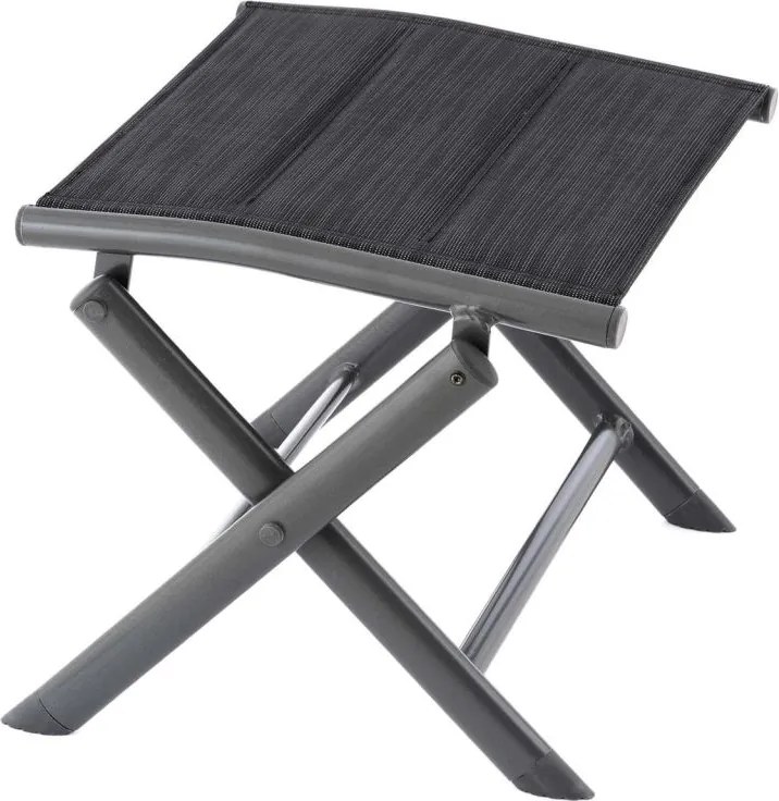 Kerti szék sámli összecsukható GARTHEN - fekete