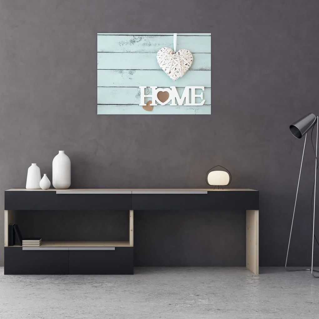 Kép - I love home (üvegen) (70x50 cm)