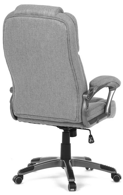 Szürke Szövet Irodai Főnöki Szék, Hinta Mechanikával. KA-C715 GREY2