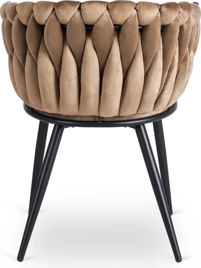 Bézs Bársony Étkezőszék ELENA