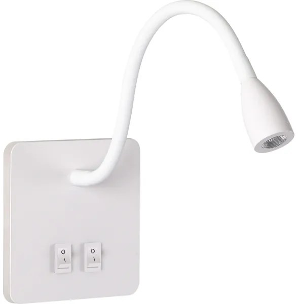 Brilagi - LED Rugalmas fali lámpa MAYA Double LED/4W/230V + LED/3W fehér