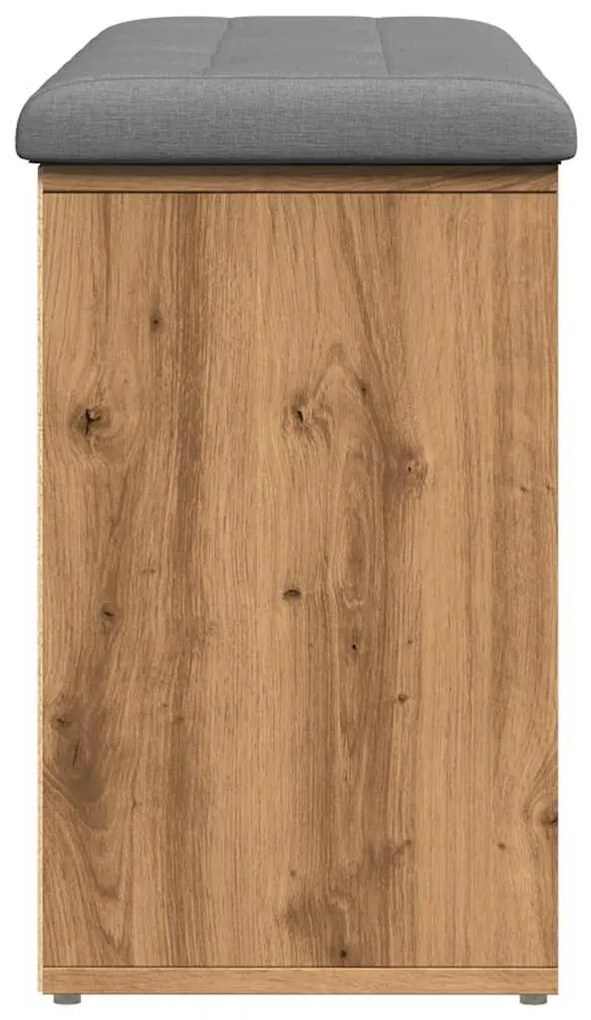kézműves tölgy szerelt fa cipőtároló pad 102x32x50 cm