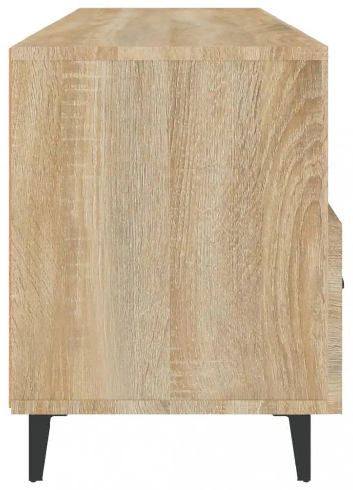 sonoma tölgyszínű szerelt fa TV-szekrény 102 x 35 x 50 cm
