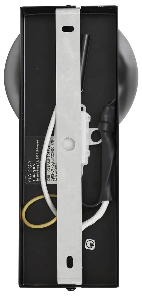 Modern mennyezeti lámpa fekete 2-lámpás dönthető - Lesly