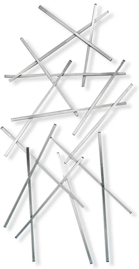 Ezüstszínű fém fali fogas Matches – Spinder Design