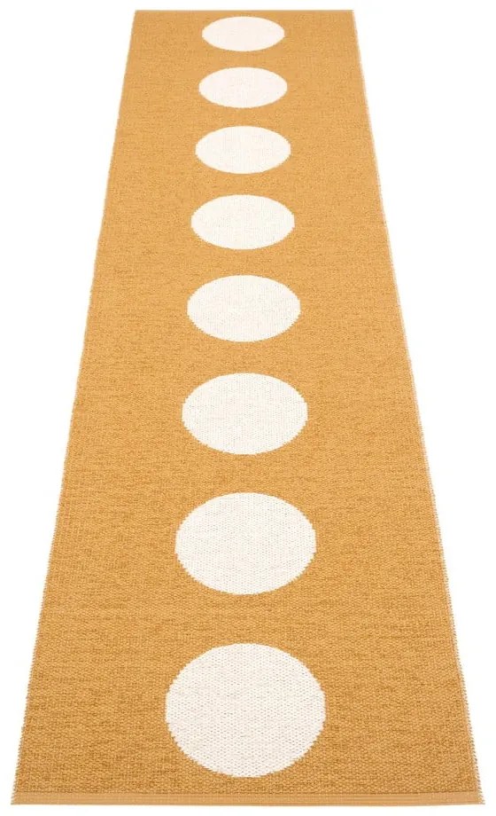 Okkersárga kültéri-beltéri futószőnyeg 70x300 cm Vera Ochre – Pappelina