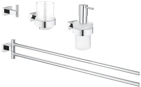 Grohe Essentials Cube 4 az 1-ben fürdőszobai kiegészítő szett 40847001