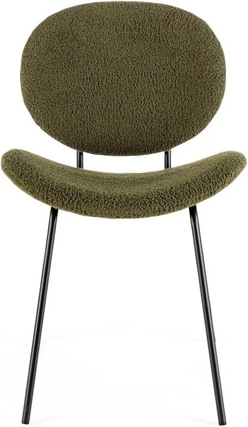 Khaki kárpitozott étkezőszék Maddie – Yes Everyday