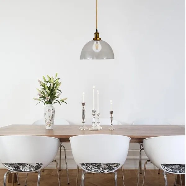 Csillár zsinóron 1xE27/60W/230V átm. 30 cm